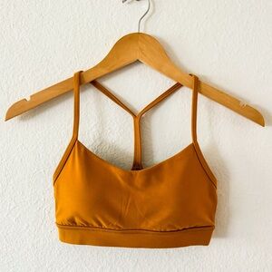 Lululemon Flow Y Bra Nulu Bra Fools Gold Size 4